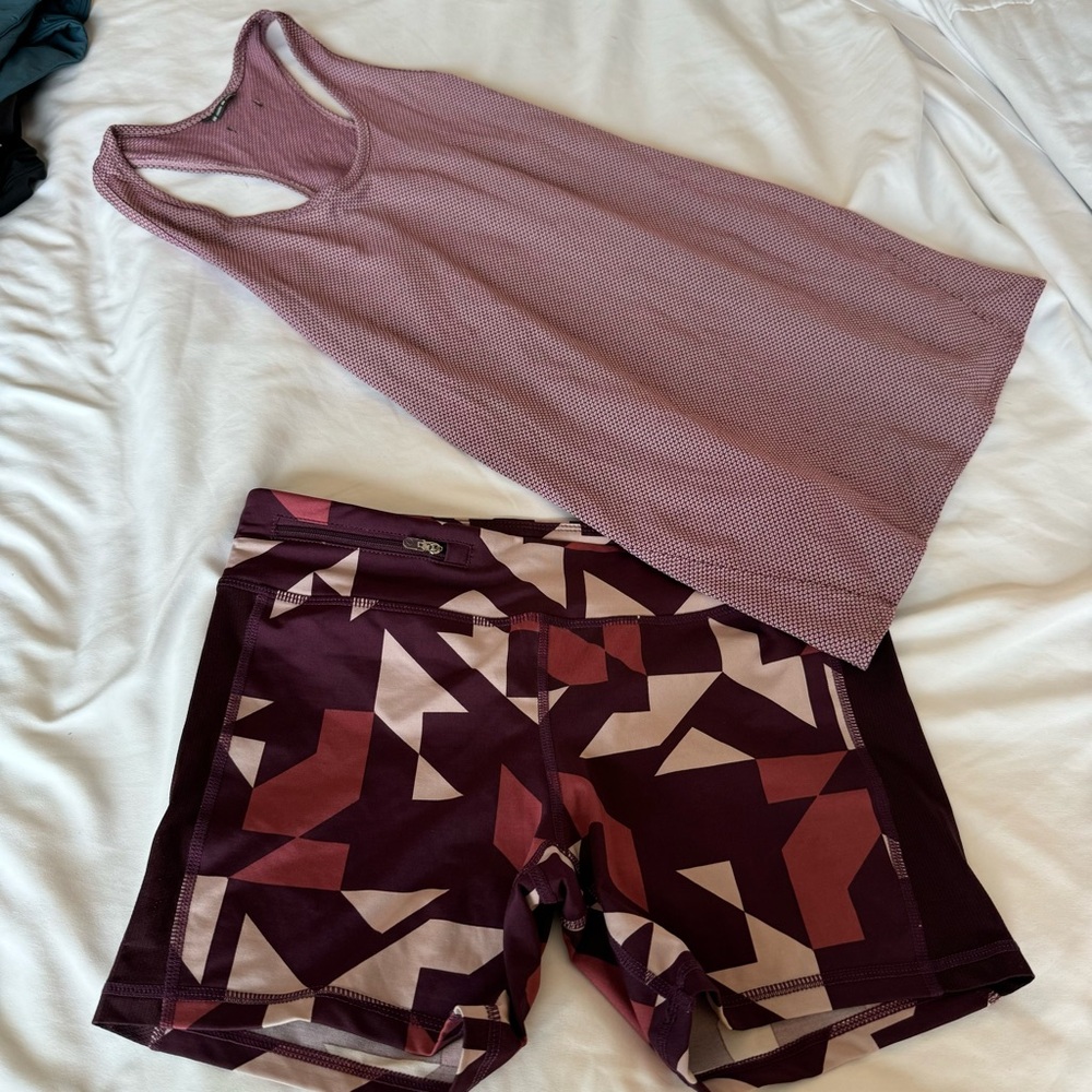 Oiselle shorts and top outfit size 8 athletic